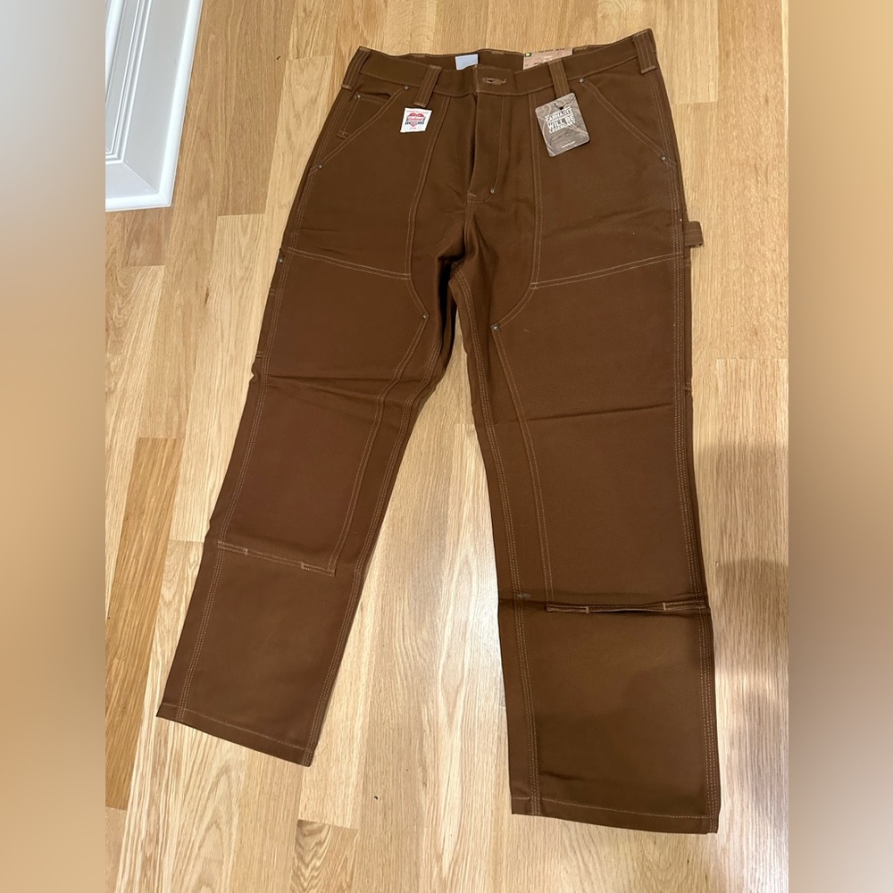 Carhartt B01 Heritage Dungaree 103898 RDK 36x30 Double Front Knee Made in USA